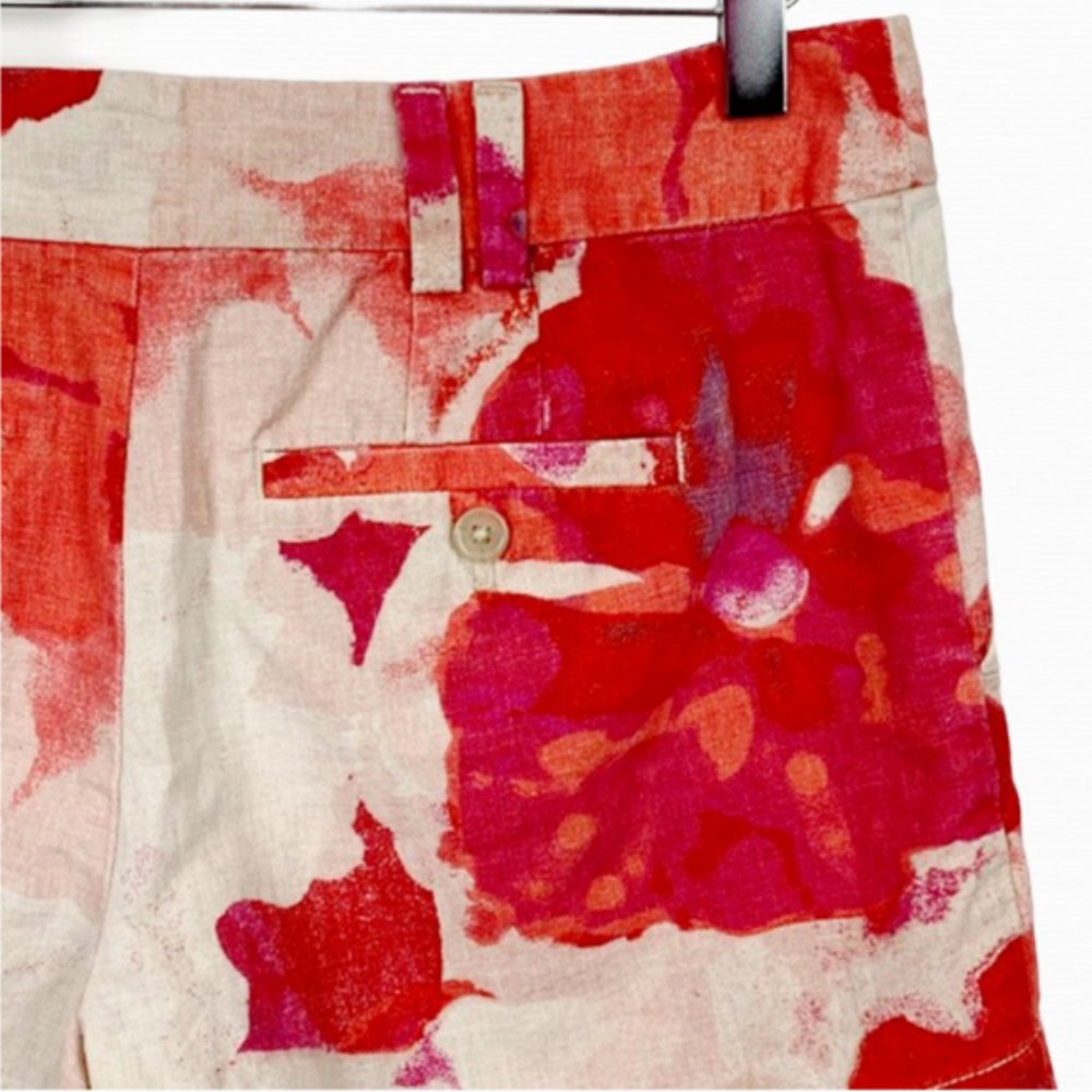 Ann Taylor Loft Watercolor Floral Print Shorts - Picture 4 of 8
